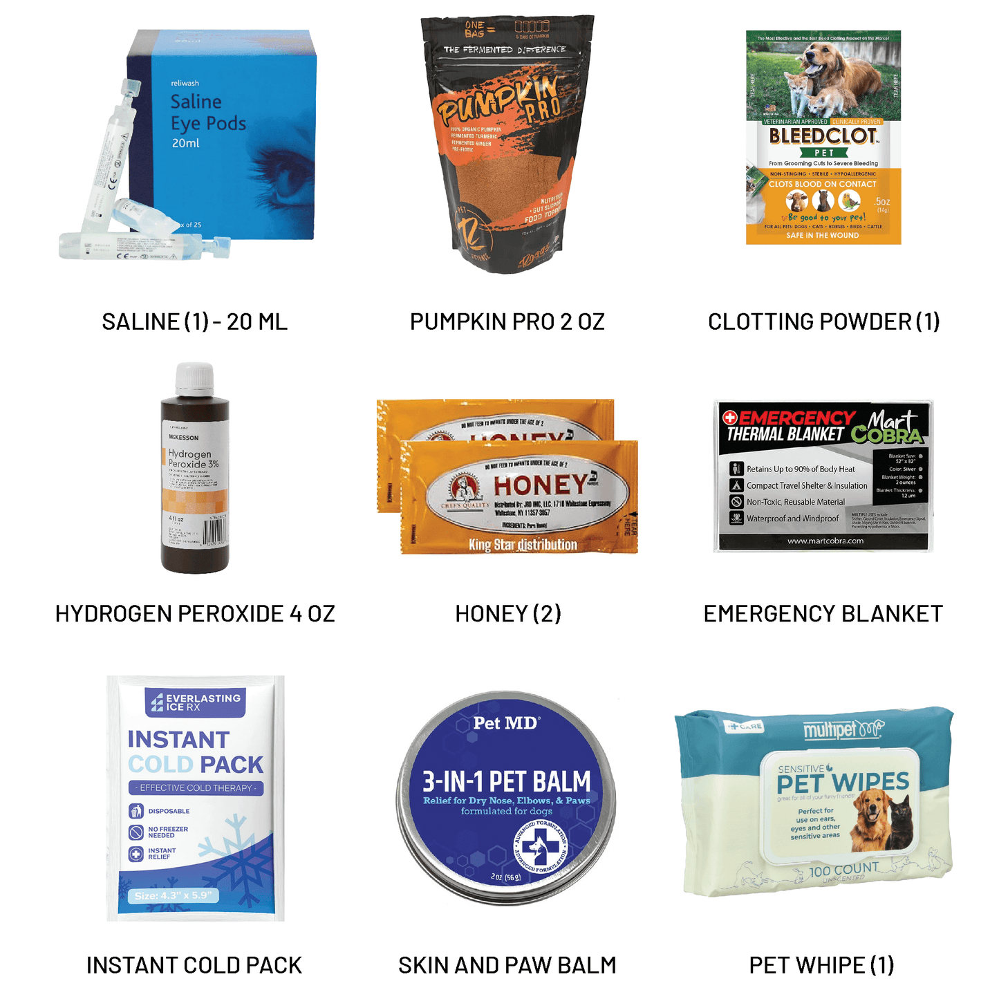 Standard K-9 Medical Kit