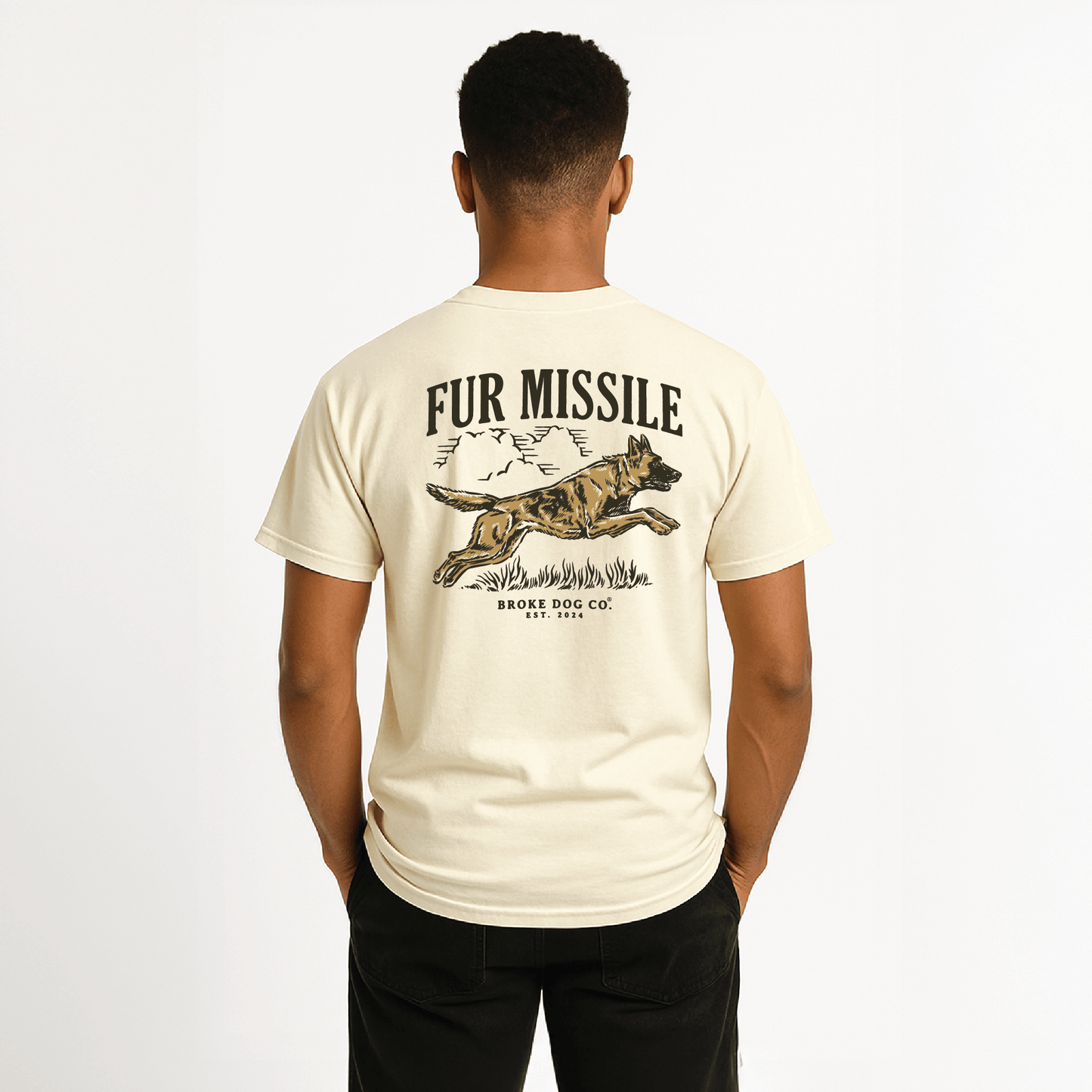 Fur Missile T-Shirt Back