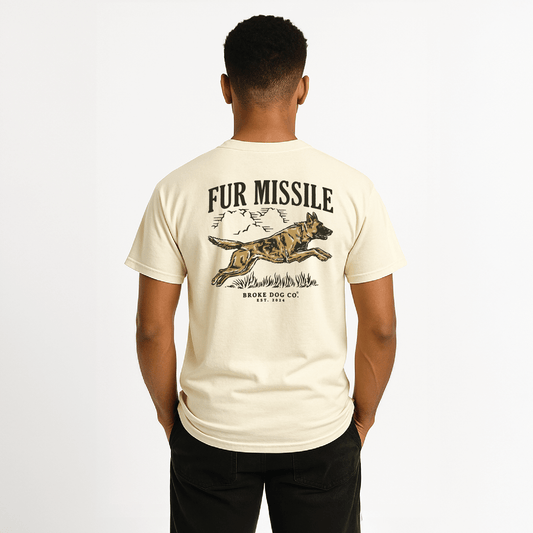 Fur Missile T-Shirt Back
