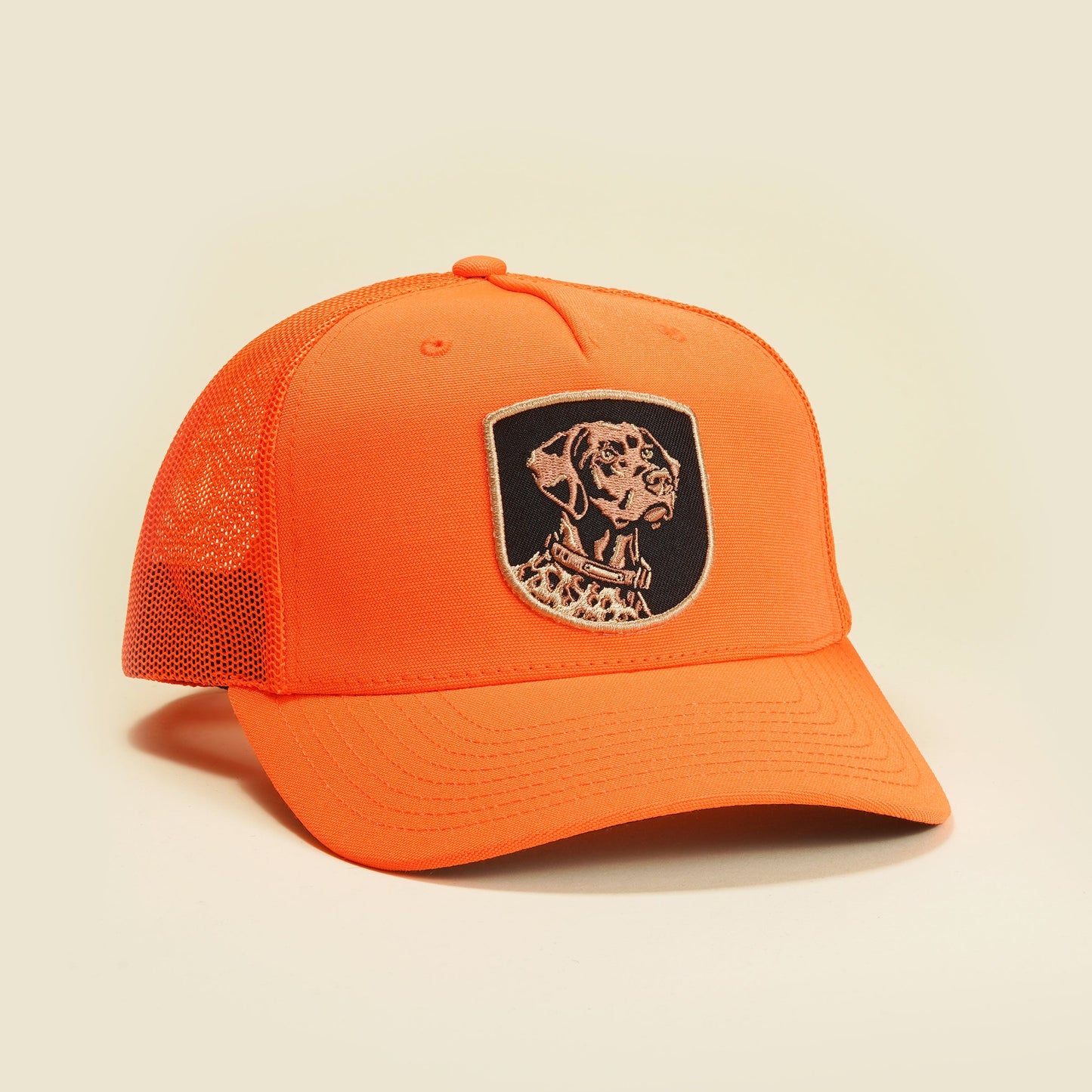 Bird Dog Profile Patch Hat - Blaze Orange