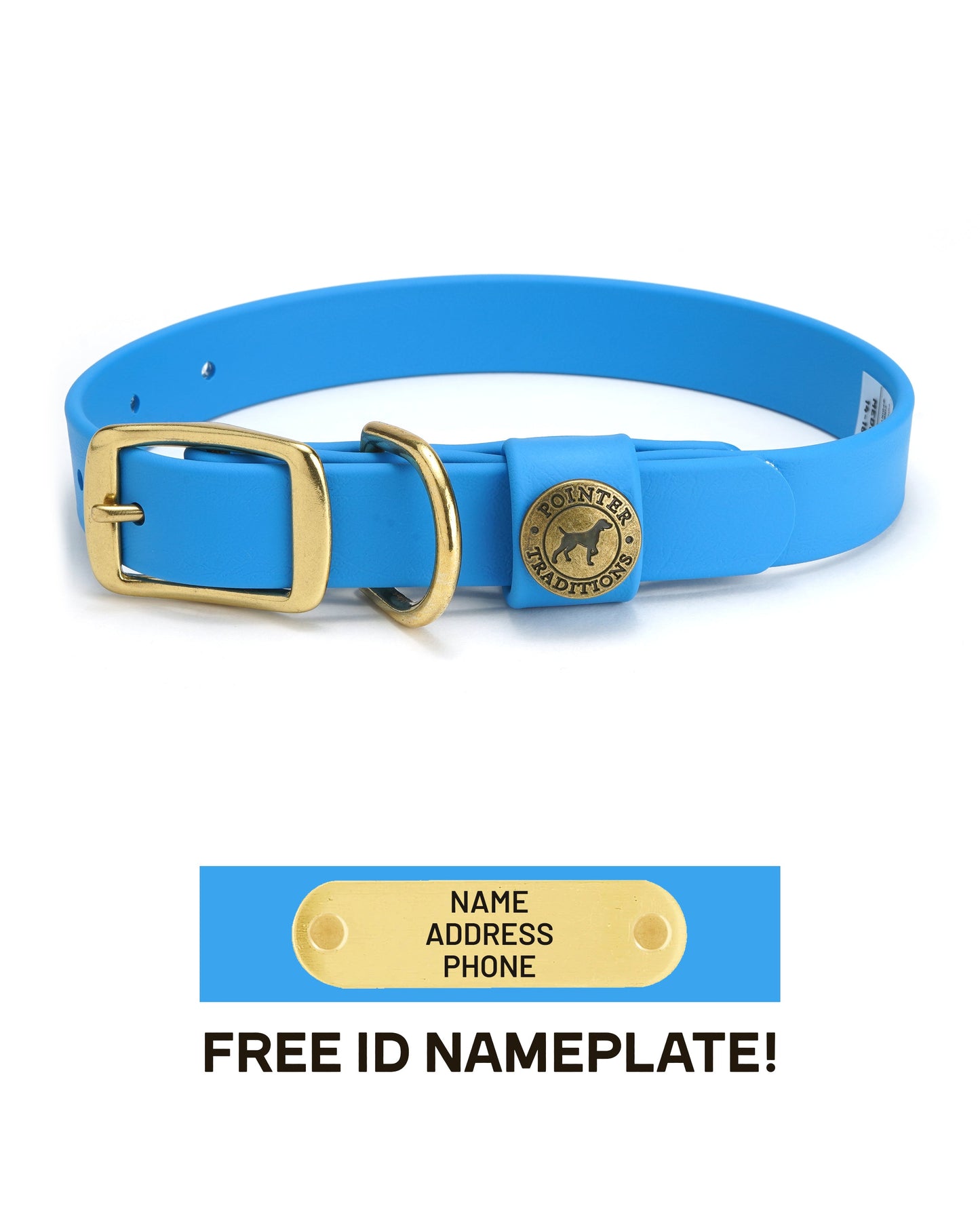 Sporting Dog Collar - Sky Blue