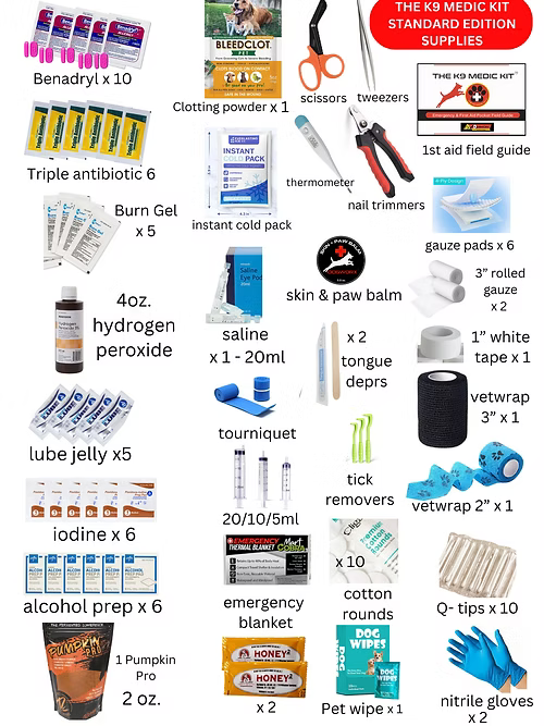 Standard K-9 Medical Kit
