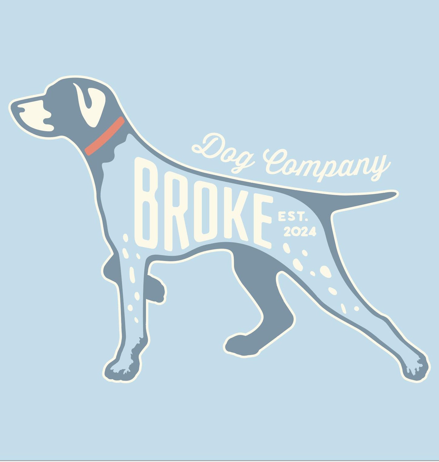 Broke Dog Icon - Chambray