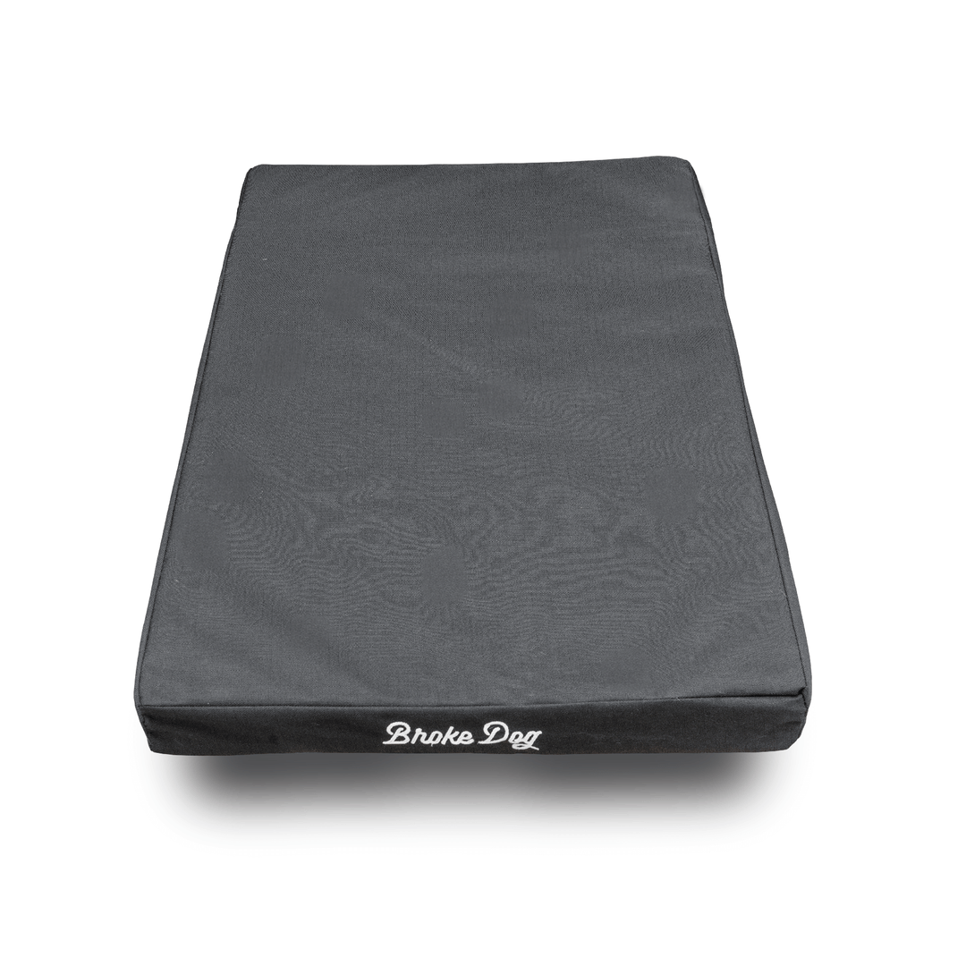 Broke Dog Venture Pro Crate Pad with waterproof material for pet comfort and easy cleaning.