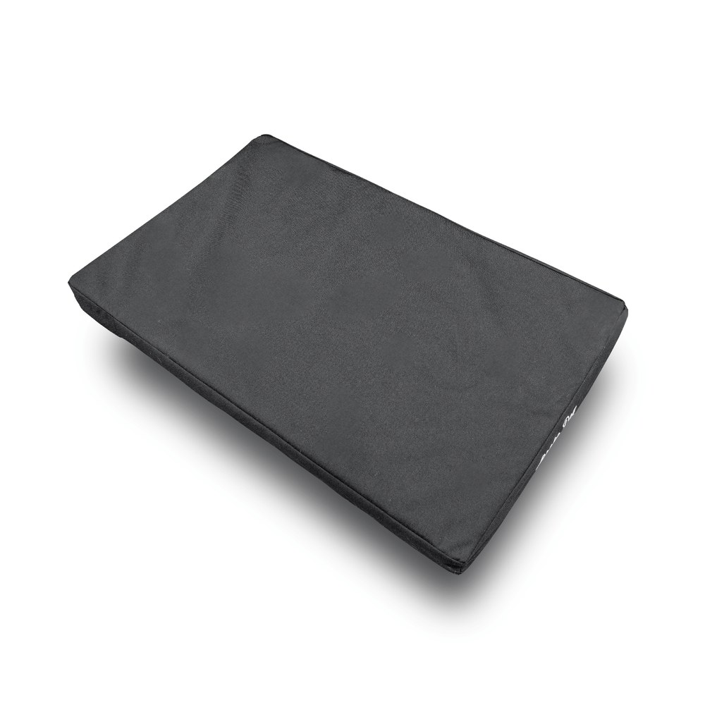 Broke Dog Venture Pro Crate Pad in black, 100% waterproof and durable for pet comfort and cleanliness.