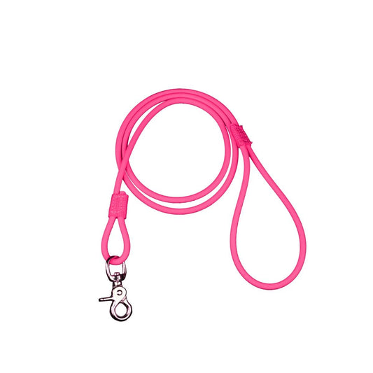 Neon Pink Biothane Dog Leash 4' x 1/4" thick