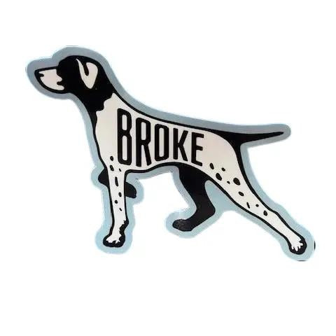 Broke Dog Decal