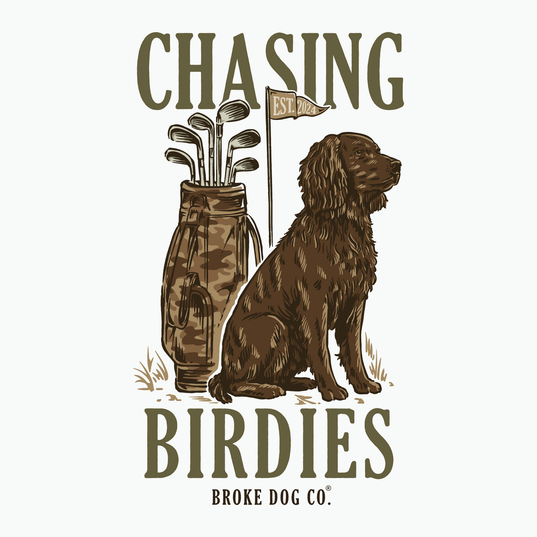 Chasing Birdies - Boykin T-Shirt Back Design