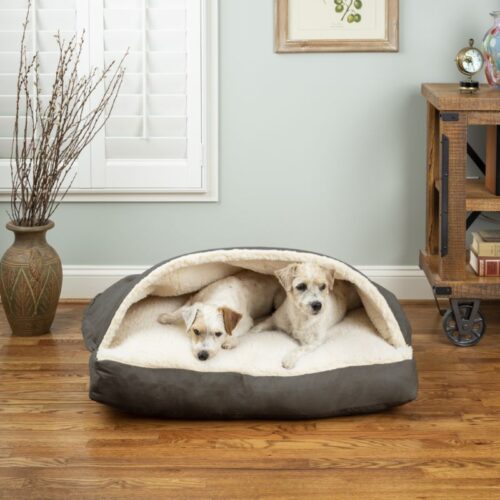 Rectangle Cozy Cave Dog Bed – Warm & Burrowing Pet Bed for Ultimate Comfort