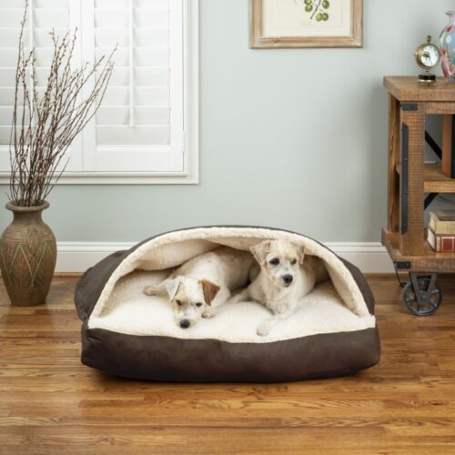 Rectangle Cozy Cave Dog Bed – Warm & Burrowing Pet Bed for Ultimate Comfort