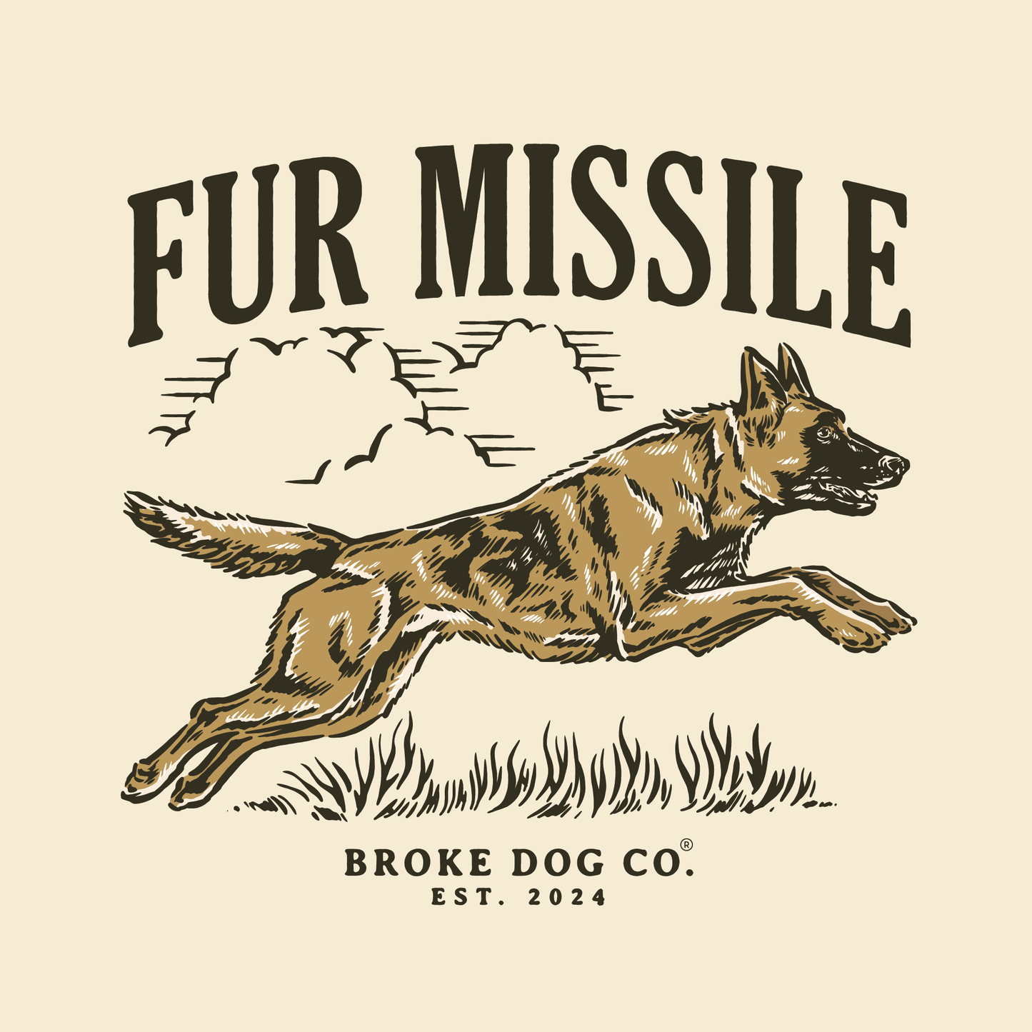 Fur Missle T-Shirt Design 