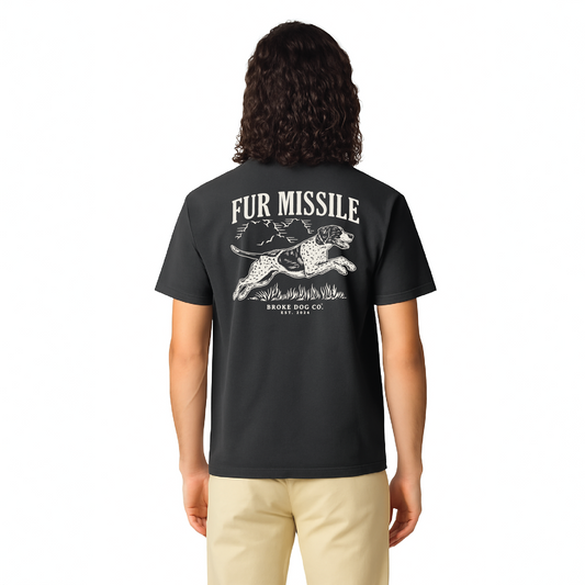 GSP Fur Missile T-Shirt Back
