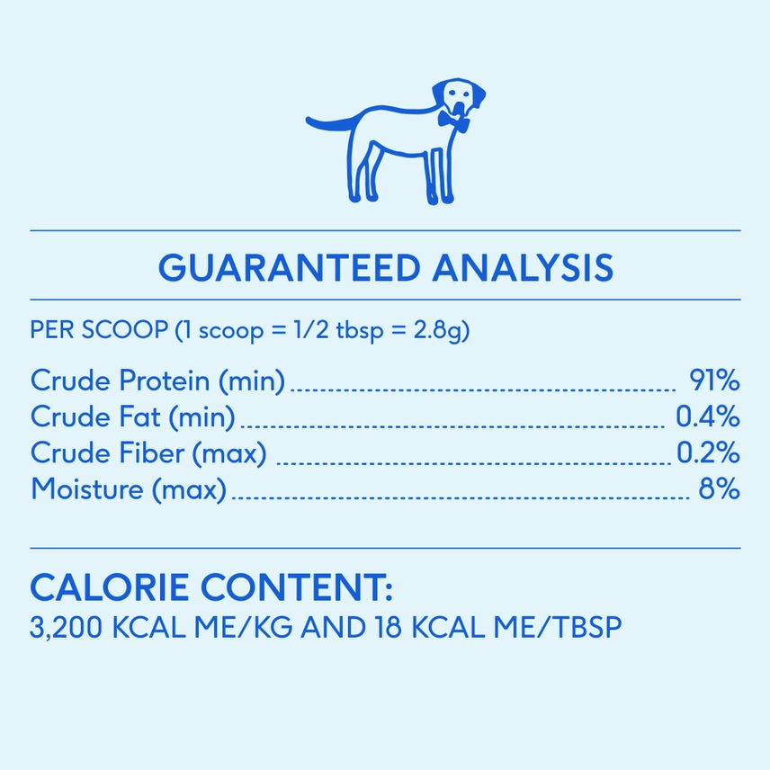 Beef Bone Broth Powder, Grain-Free Food Topper Infographic 3