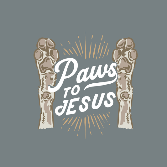 Paws to Jesus Decal
